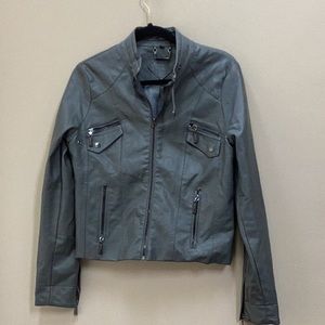 JOU JOU faux leather jacket